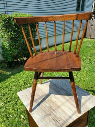 George Nakashima Knoll ?n19 Strait - Backed Chair Mcm,  Vintage,  Walnut