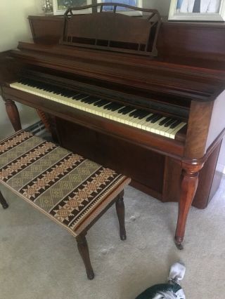 1947 Kimball Upright Piano - Antique