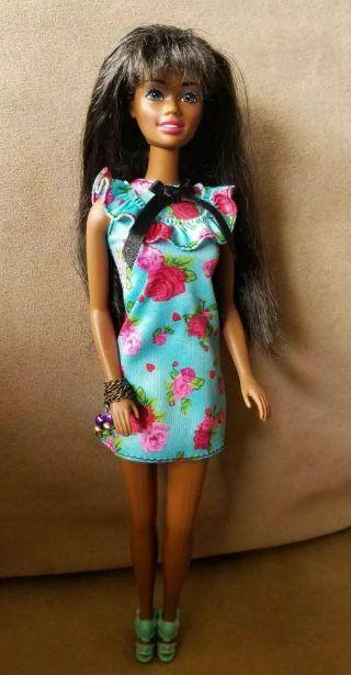 1966/1987 Vintage Mattel African American Barbie Doll In A