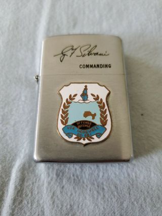 Vintage Prince " Rocky " Military Lighter Uss Hopewell Dd 681