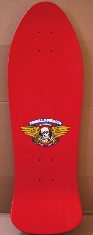 1989 Powell Peralta Steve Saiz Skateboard Deck Red 2