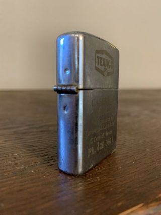 Vintage Hi - Lite Texaco Lighter Not Zippo O’Donnell,  Texas Service Station 2