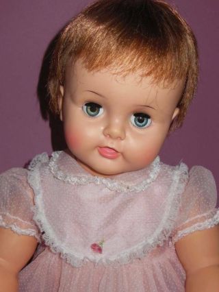 Vintage Ideal Suzy Playpal 28 " Doll Pixie Hair