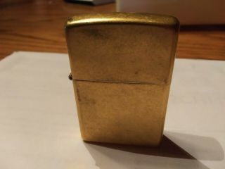Rare Vintage 2004 Zippo Cigarette Lighter Brass Case