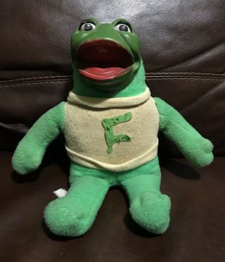 Vintage Rubber Face Rushton Company Frog W Sweater