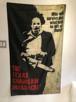THE TEXAS CHAINSAW MASSACRE Vintage Horror Movie Poster Flag Banner Tapestry 2