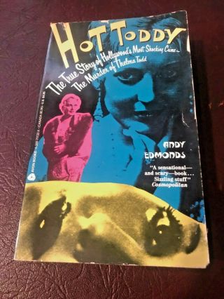 Vintage Hot Toddy Thelma Todd Book Biography Paperback Andy Edmonds Avon 1989