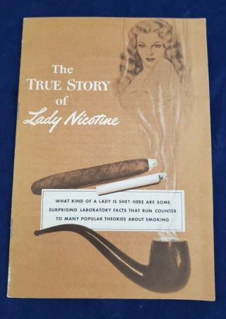 The True Story Of Lady Nicotine Booklet 1942