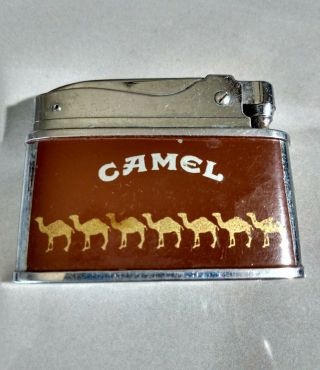 Vtg Camel Cigarette Lighter " Automatic " By Sarome