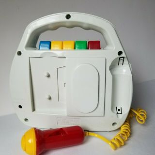 Vtg 1992 Fisher - Price Cassette Tape Recorder Player Microphone 73801 See Video 3