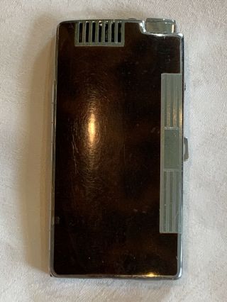 Vintage Collectible Art Deco Ronson Tortoiseshell Cigarette Lighter Case Combo