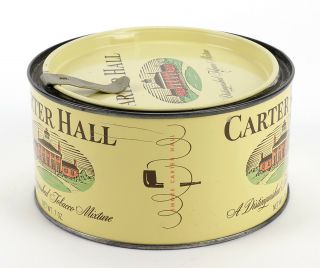 Vintage Carter Hall Tobacco Mixture Tin 7oz Can 3