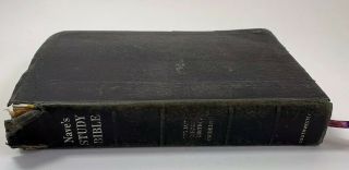 Naves Study Bible King James Reference Edition Concordance Maps 1978 Vintage