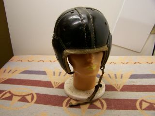 Buy It Now Old Vintage Antique All Leather Football Helmet Sz 7 - 1/8