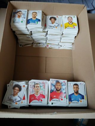 4900 Panini World Cup 18 Stickers,  10 Albums
