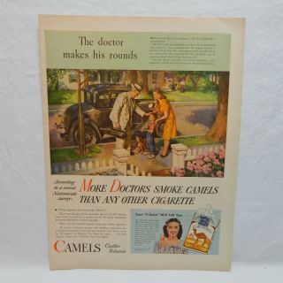 1946 Camel Cigarette R.  J.  Reynolds Company Advertisement