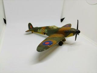 Vintage Diecast Dinky Toys Raf Supermarine Spitfire Ww2 Fighter Plane
