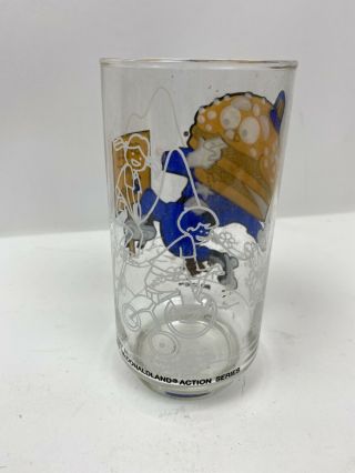 VINTAGE MCDONALDS BIG MAC GLASS 1977 COLLECTOR SERIES FAST FOOD CUP SHERIFF COP 3