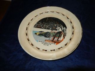 Vintage Indy 500 Memorabilia Ash Tray Jim Clark Tiger In His Tank Man Cave