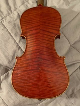 Antique 4/4 Violin Stradivarius Made In Germany W/case