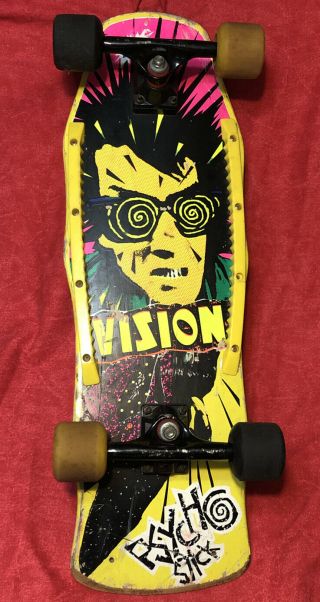 Rare Vintage 80s Vision Psycho Stick,  Issue Skateboard