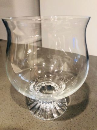 Crystal Classic Large Clear Glass Vase Goblet Stemware 5 3/4 " Tall 4.  5w