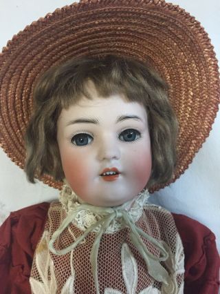 Antique 20” Simon & Halbig 1078 Bisque Head Doll