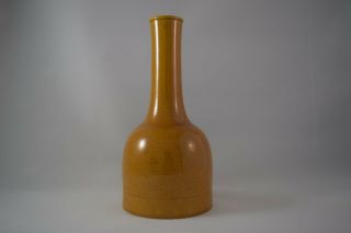 Chinese Antique Yellow Glaze Dragon Porcelain Vase