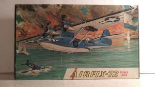 Vintage Airfix 1/72 Scale Catalina Pby - 5a Plastic Model Kit