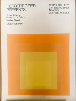 Josef Albers Poster