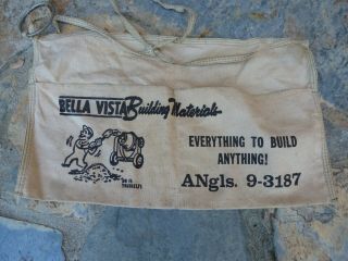 Vintage Bella Vista Building Materials Carpenter 