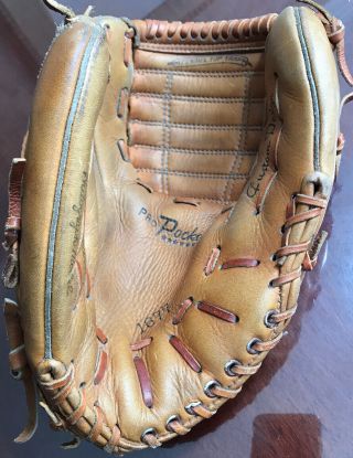 Vintage Sears Ted Williams Autograph Model Baseball Glove 11 " 1677 Red Sox Rh
