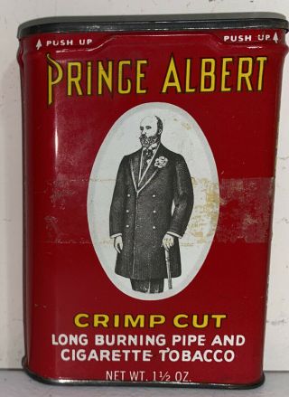 Vintage Prince Albert Tobacco Tin Advertising Cigarette Pipe Smoking