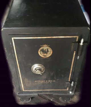 Vintage Victor Safe & Lock Co.  With Combination Overall