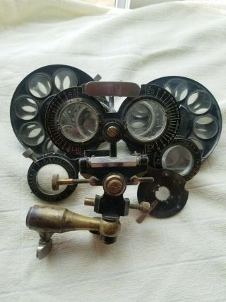 Dezeng Standard Co.  Makers - Camden Nj Antique 1920s Eye Phoropter Refractor