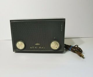 Vintage Admiral Bakelite Gray Radio Made In Usa Or Not