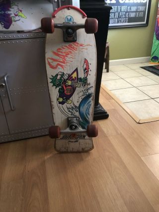 Vintage Santa Cruz Skateboard Keith Meek Slasher