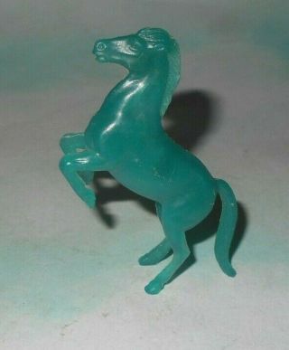 Vintage 1950s Nabisco Cereal Sky King Premium Green Plastic Horse Figure