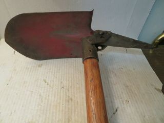 VINTAGE MILITARY STYLE FOLDING TRENCH TRENCHING TOOL SHOVEL EQUIPMENT 2