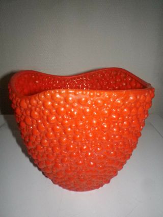 Cache Pot De Fleurs Orange Plastique Design 70 