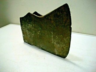 Vintage Single Bit Axe Head Jersey Pattern Large And Heavy Unmarked 4 Lb 7 Oz