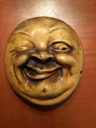 Vintage Admiration Cigars Advertising Chalk - Ware 5 " Moon Face