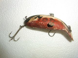 Very Scarce Vintage Model Cripled Wiggler Fishing Lure / Bud Stewart