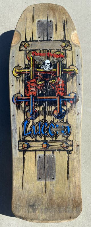 Schmitt Stix John Lucero X1 Skateboard Vintage Rare Black Label X2 G&s
