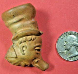 Antique English Clay Pipe Ally Sloper Comic Strip Character Late 1800s