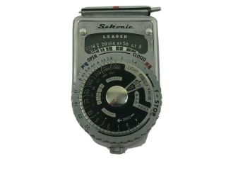 Vintage Seiko Light Meter W/case Sekonic Type L - Vi Fine Japan P7
