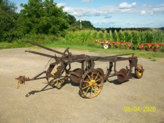 Massey Harris 3/12 Antique Tractor Plow deere farmall oliver allis b 2