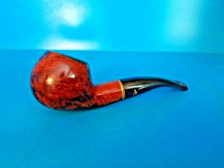 Smoking Pipe Unknown Smooth Author Bent Shaped Filter Estate Pipe Vgc
