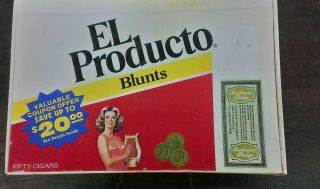 Empty El Producto Blunts Cigar Box