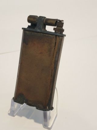 Chic Vintage Lift Arm Brass Cigarette Lighter Patent 1022140 War Trench 1900 